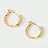 ORECCHINI A CERCHIO PREHNITE ISLA PDPAOLA