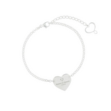 BRACCIALE ARCHIVIO CUORE ARGENTO MAMAN ET SOPHIE