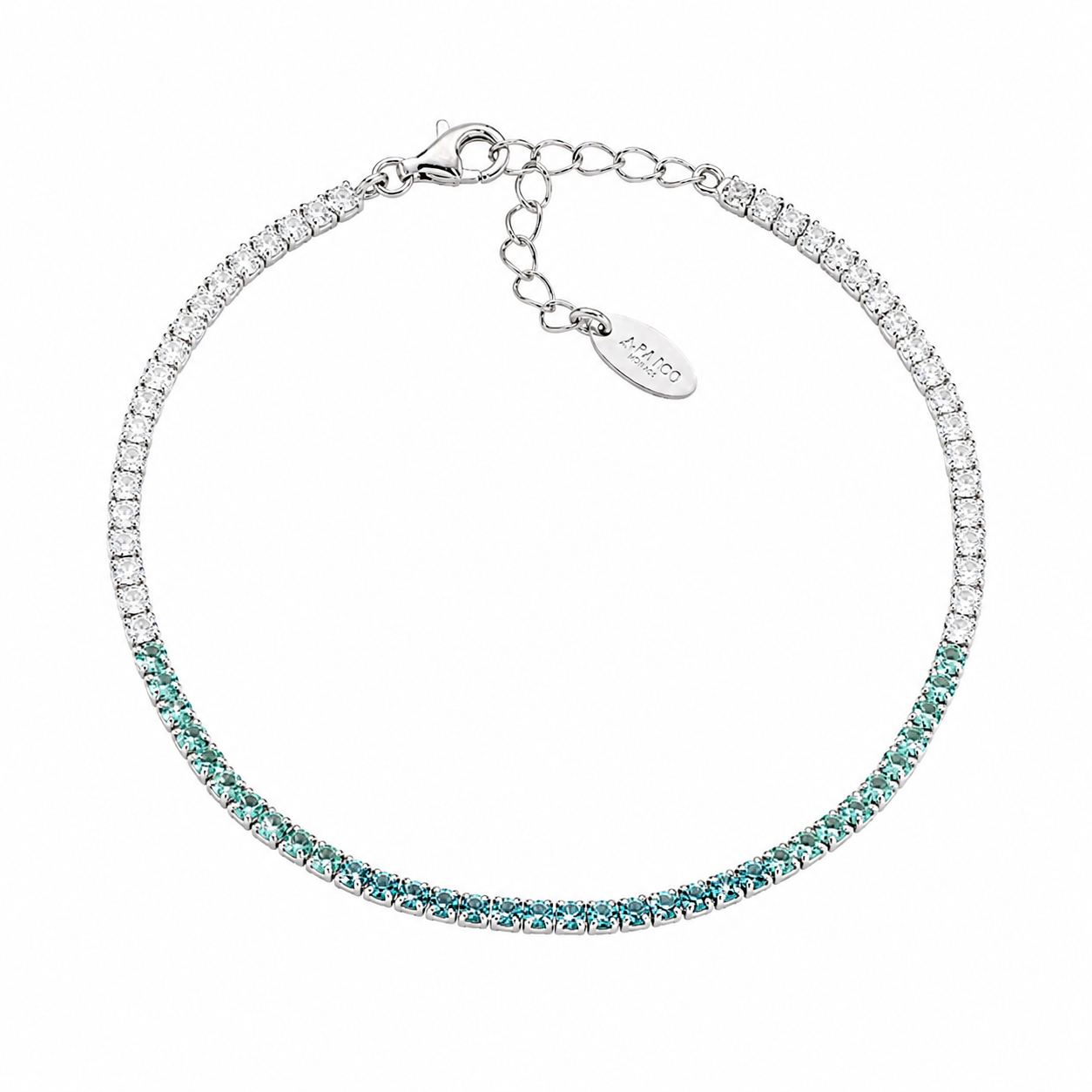 Bracciale Tennis degradé con Zirconi Amen