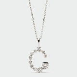 CIONDOLO INIZIALE IN DIAMANTI E ORO BIANCO PDPAOLA