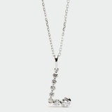 CIONDOLO INIZIALE IN DIAMANTI E ORO BIANCO PDPAOLA