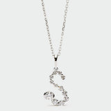 CIONDOLO INIZIALE IN DIAMANTI E ORO BIANCO PDPAOLA