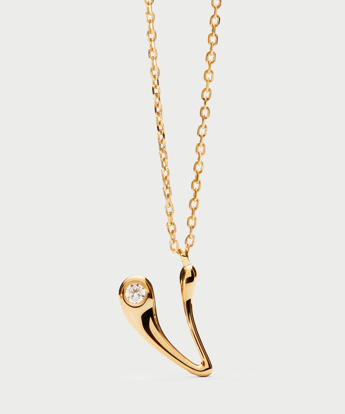 COLLANA CON PENDENTE CON INIZIALE PDPAOLA