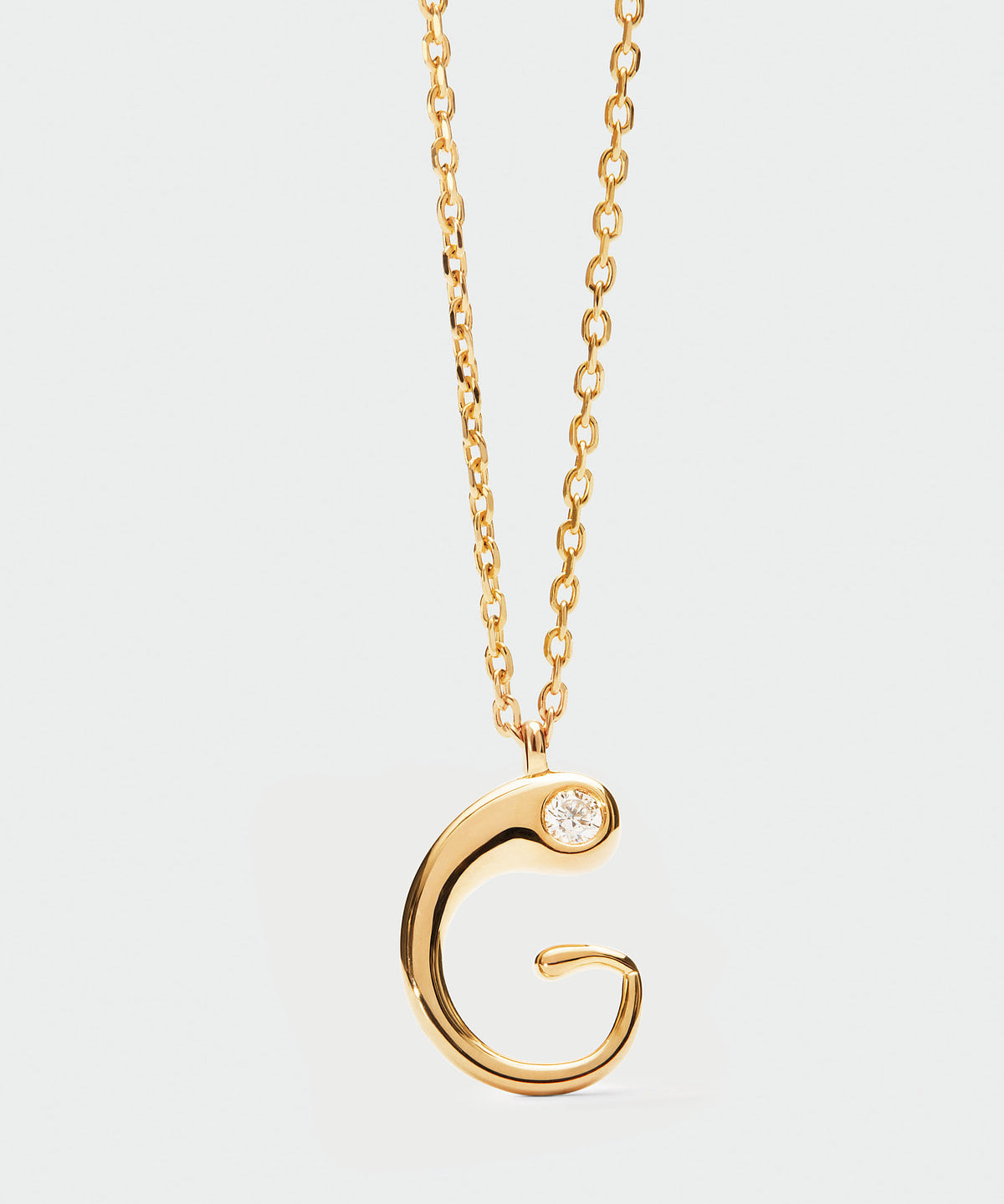 COLLANA CON PENDENTE CON INIZIALE PDPAOLA