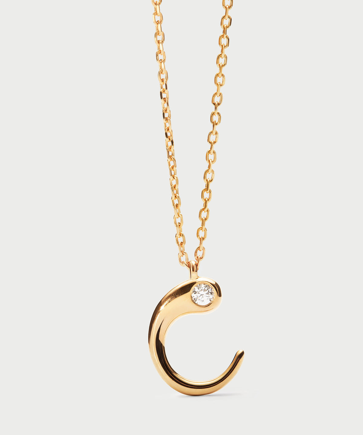 COLLANA CON PENDENTE CON INIZIALE PDPAOLA