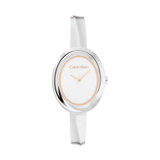 Orologio Twisted Bezel Argentato Calvin Klein