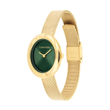Orologio Twisted Bezel Verde Calvin Klein