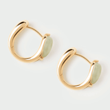 ORECCHINI A CERCHIO PREHNITE ISLA PDPAOLA