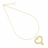 Maman et Sophie, girocollo cuore tramato grande