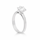 Anello in oro bianco 18kt con diamante Freelight