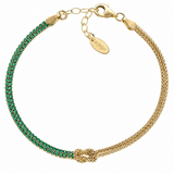 Bracciale Nodo d'amore con Zirconi Colorati Amen