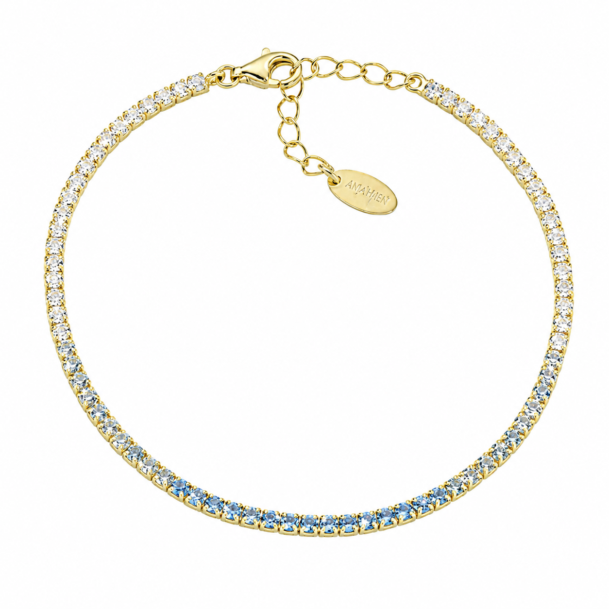Bracciale Tennis degradé con Zirconi Amen