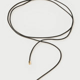 COLLANA CON FIOCCO IN PELLE DANA PDPAOLA