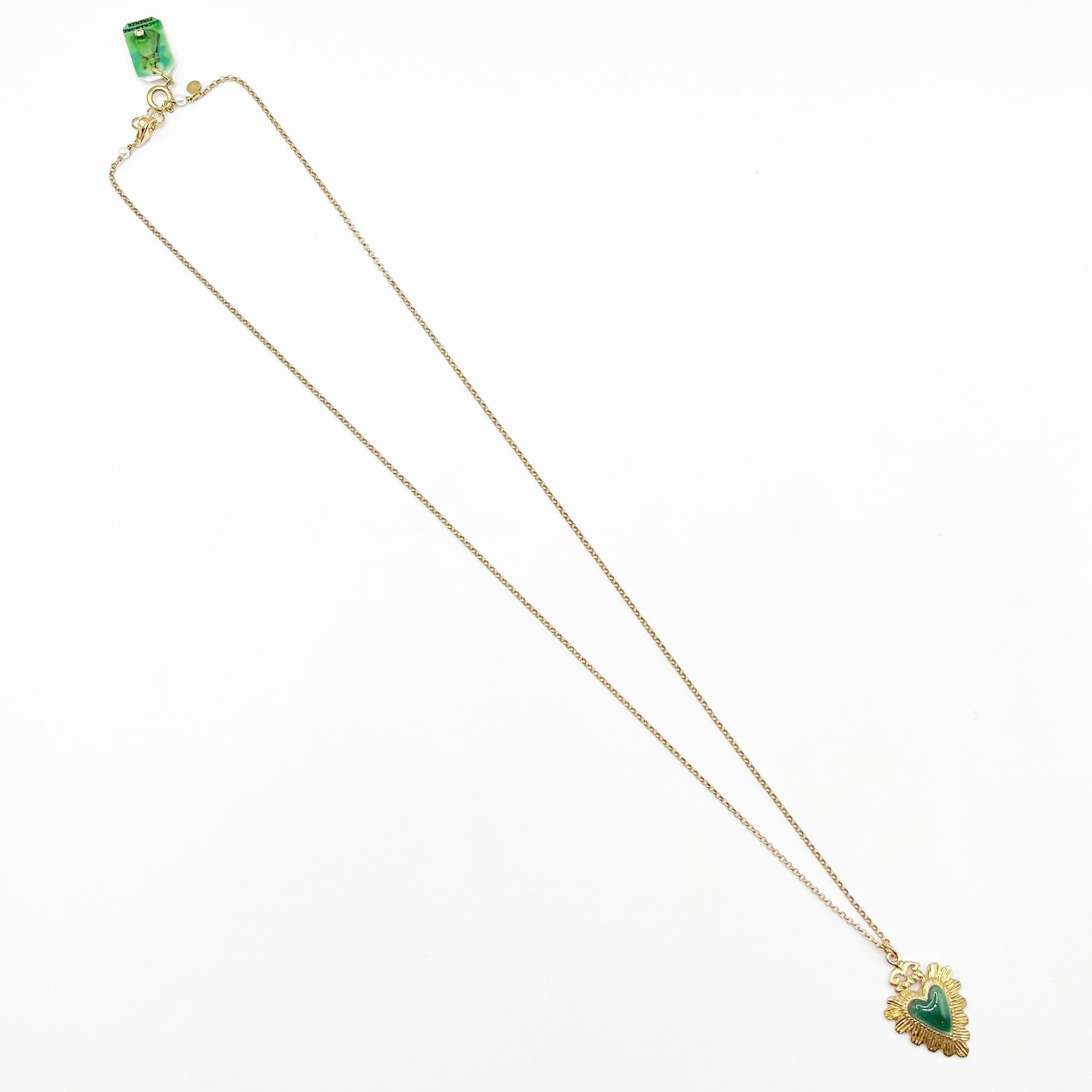 EVER FAITH Luminoso blu fiore Statement collana boho estate vacanza gioielli spiaggia collare collane con orecchini per le donne, Acrilico