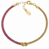 Bracciale Nodo d'amore con Zirconi Colorati Amen
