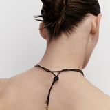 COLLANA CON FIOCCO IN PELLE DANA PDPAOLA