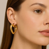 ORECCHINI CUORE LIBERO ARGENTO