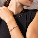 Bracciale Catena Rettangolare in Oro Giallo Giulia It’s Me