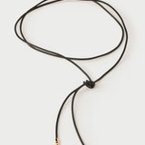 COLLANA CON FIOCCO IN PELLE DANA PDPAOLA