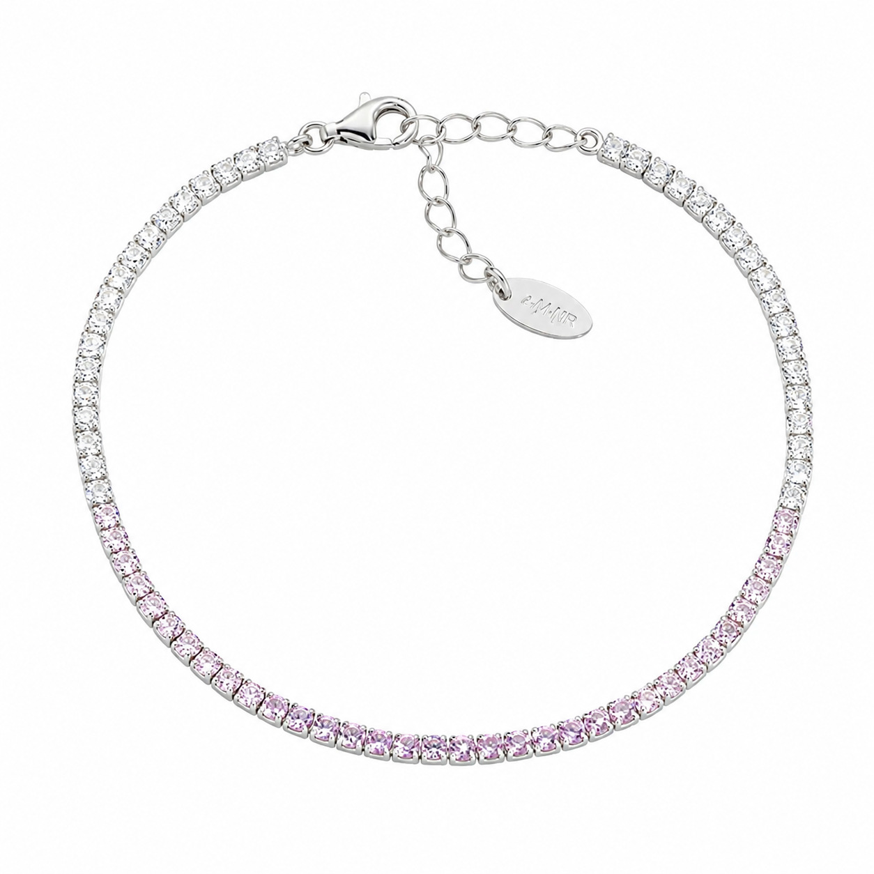 Bracciale Tennis degradé con Zirconi Amen