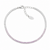 Bracciale Tennis degradé con Zirconi Amen