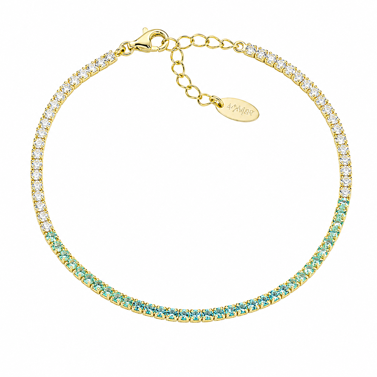 Bracciale Tennis degradé con Zirconi Amen