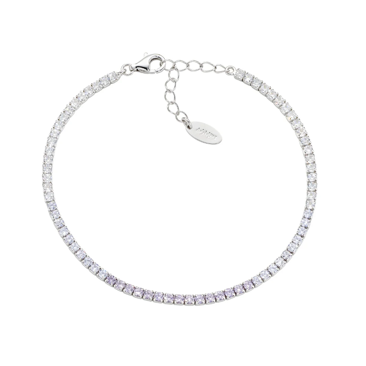 Bracciale Tennis degradé con Zirconi Amen