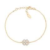Bracciale "Quadrifoglio" in Argento con Zirconi AMEN