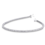 Bracciale tennis in oro bianco