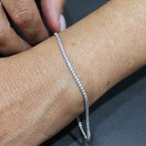 Bracciale Tennis con diamanti naturali