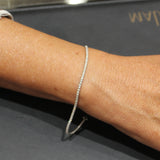 Bracciale Tennis con diamanti naturali