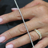 Bracciale Tennis con diamanti naturali