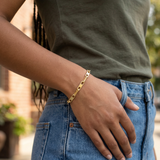 Bracciale Tradition Gold in maglie piatte Chimento