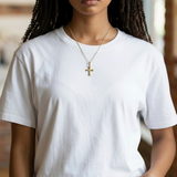 Ciondolo croce in oro giallo Chimento