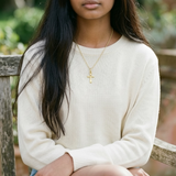 Ciondolo croce in oro giallo Chimento