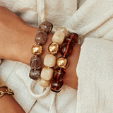 Bracciale con perline in resina Oedipe Zag Bijoux