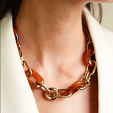 Collana a catena in resina Zag Bijoux