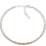 Bracciale in argento Tennis degradé con Zirconi 2,5mm Amen