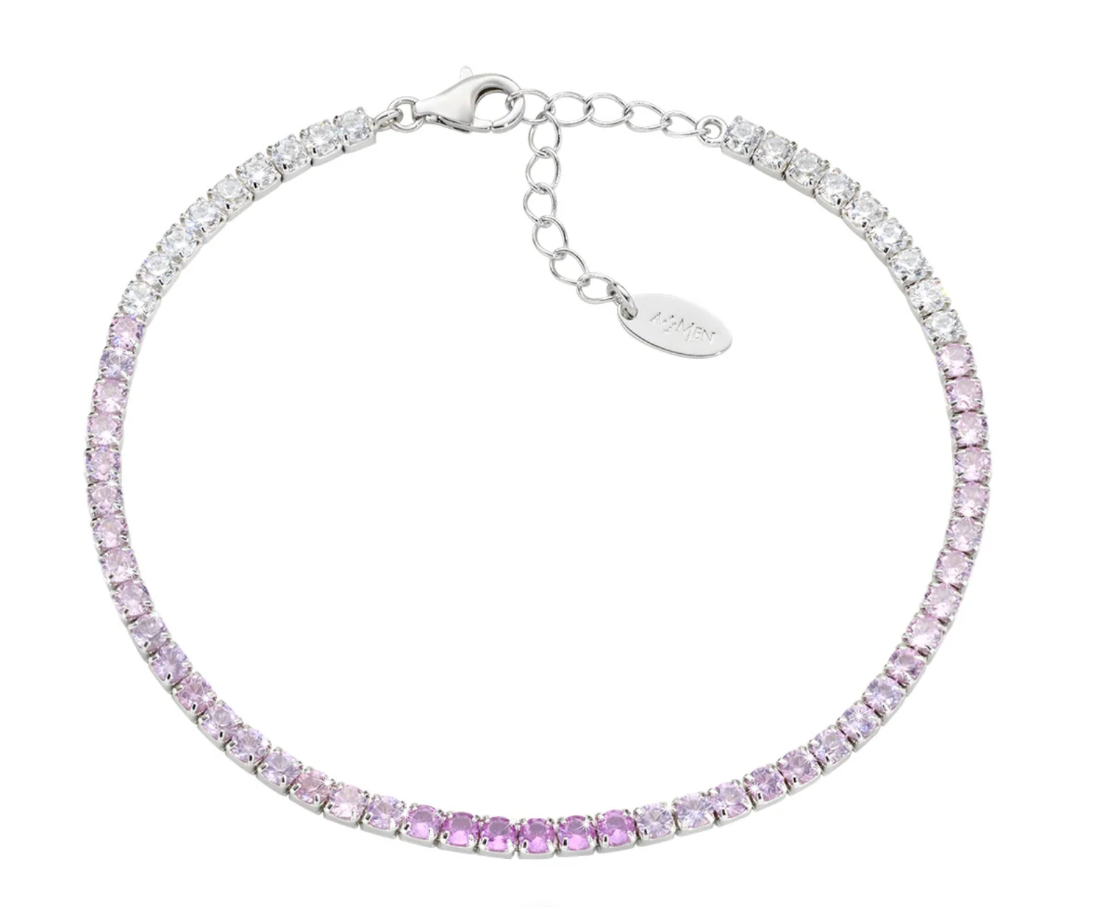 Bracciale in argento Tennis degradé con Zirconi 2,5mm Amen