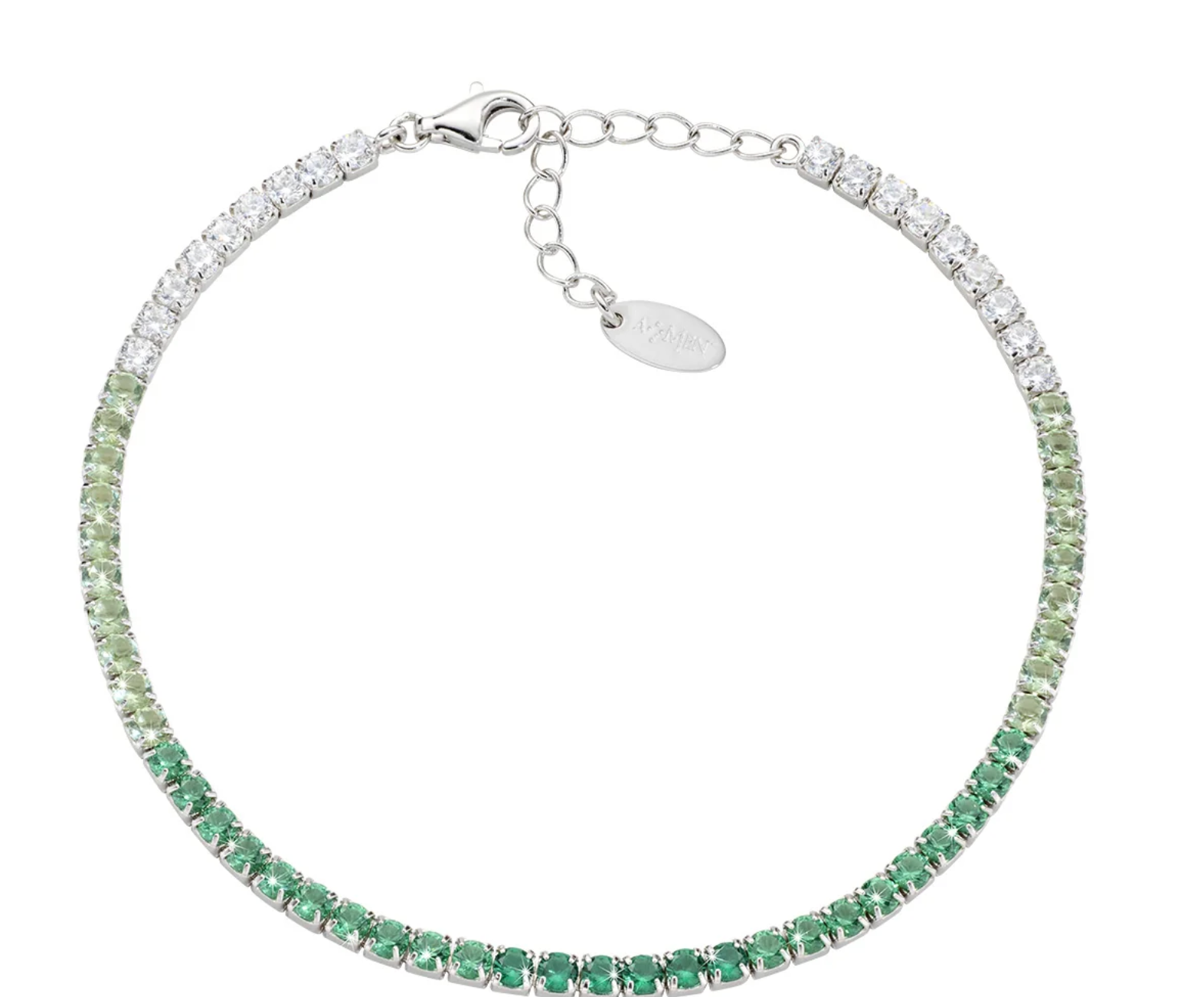 Bracciale in argento Tennis degradé con Zirconi 2,5mm Amen