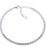 Bracciale in argento Tennis degradé con Zirconi 2,5mm Amen