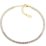 Bracciale in argento Tennis degradé con Zirconi 2,5mm Amen