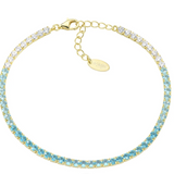 Bracciale in argento Tennis degradé con Zirconi 2,5mm Amen