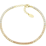 Bracciale in argento Tennis degradé con Zirconi 2,5mm Amen