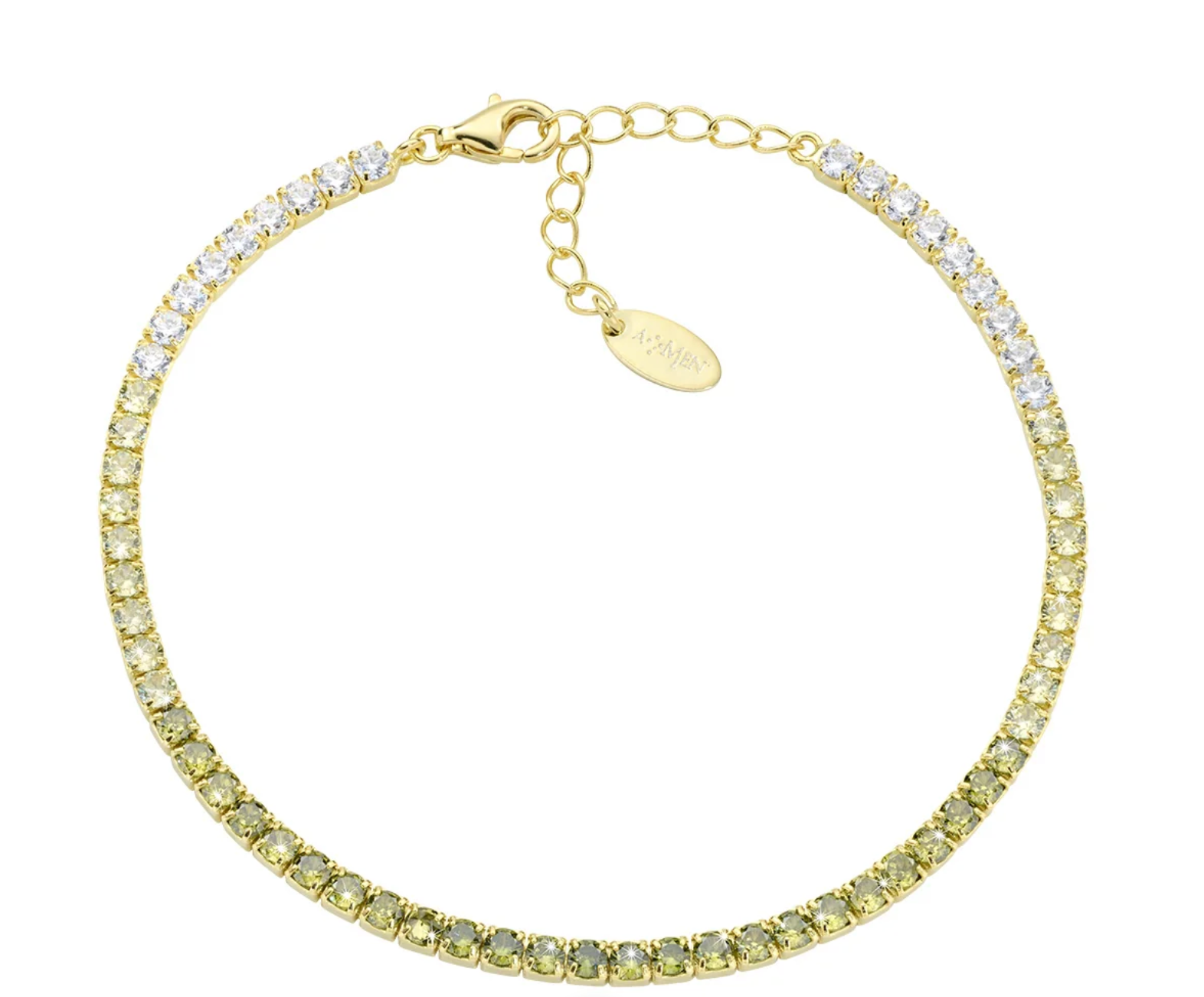 Bracciale in argento Tennis degradé con Zirconi 2,5mm Amen