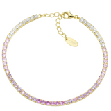 Bracciale in argento Tennis degradé con Zirconi 2,5mm Amen