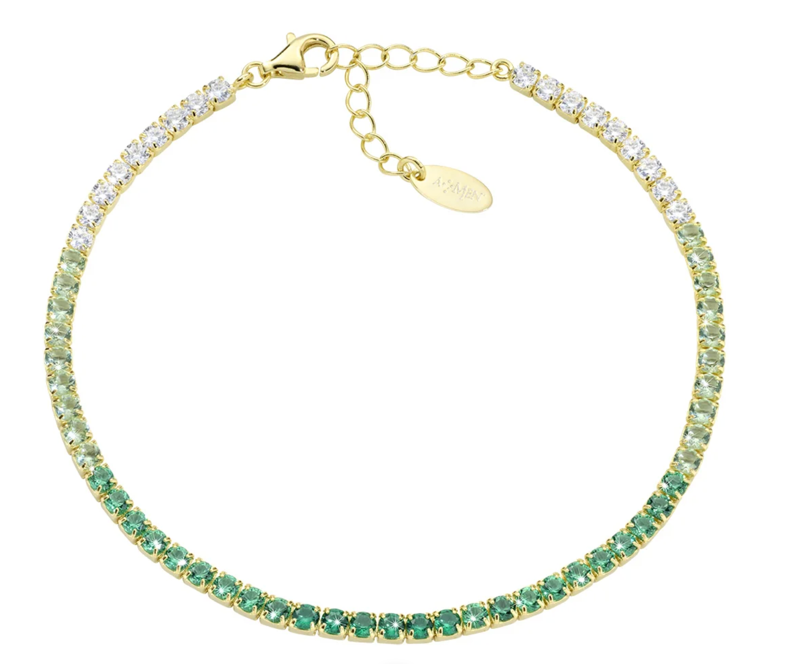 Bracciale in argento Tennis degradé con Zirconi 2,5mm Amen