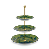Alzata a tre piani Malachite Oriente Italiano GINORI 1735