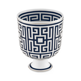 Vaso Cachepot Zaffiro Labirinto GINORI 1735
