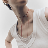 COLLANA GIROCOLLO IN CORDA ROSSA RODEO PDPAOLA